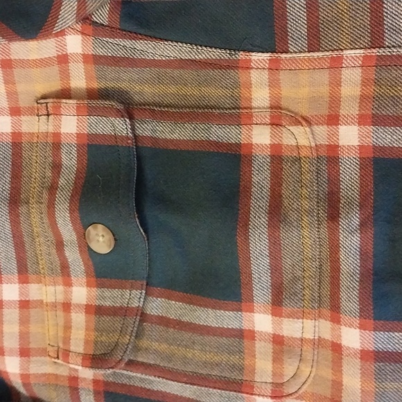 Eddie Bauer flannel lined shirt/jacket, XL - Picture 6 of 12